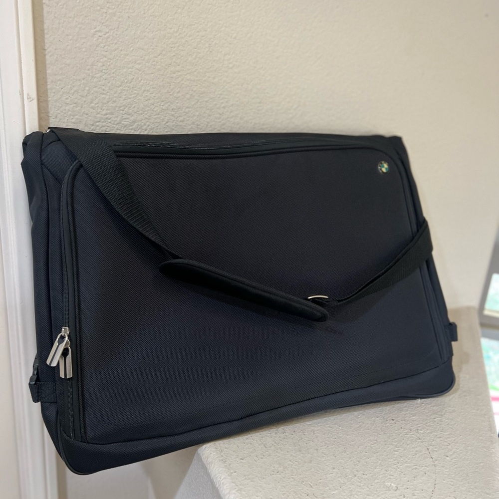 New‎ BMW Black Garment Bag Travel Carry On Luggage